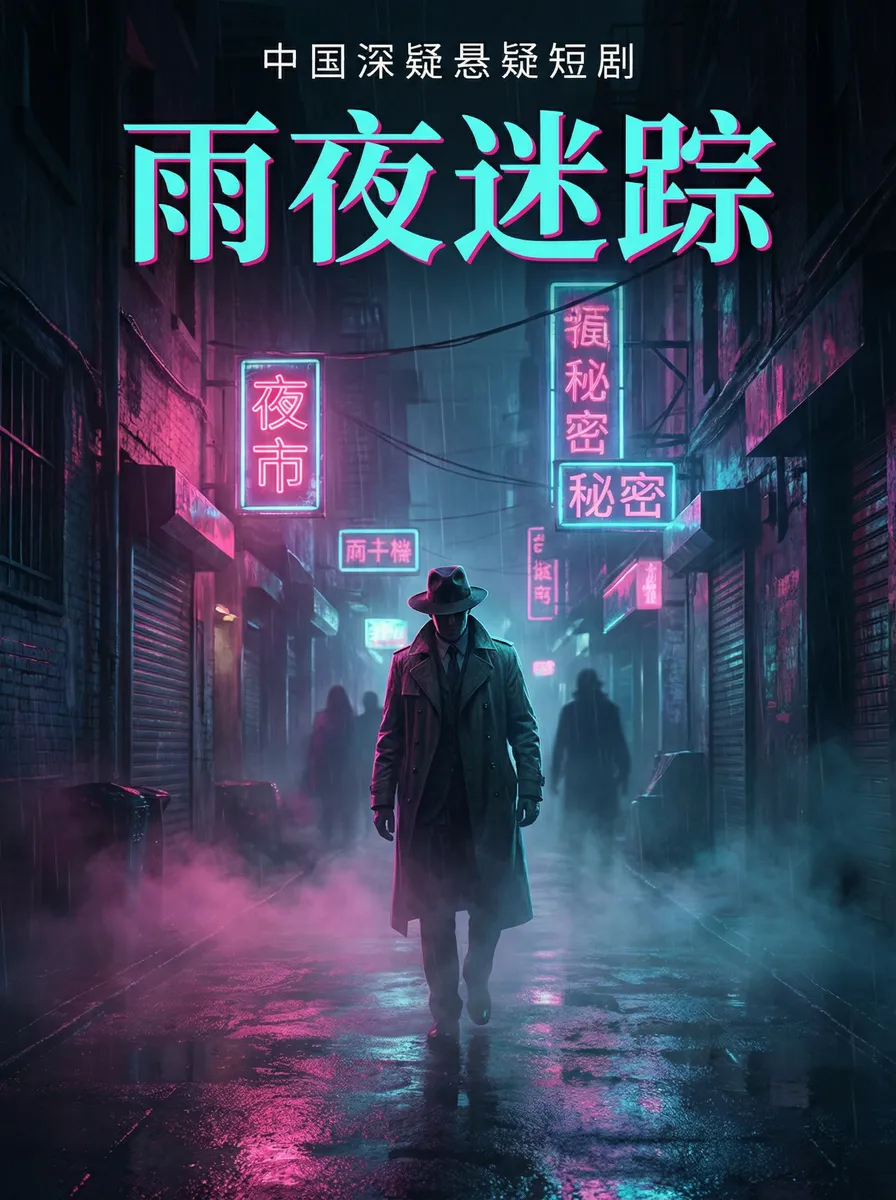 打女佣的屁屁 悬疑追踪短剧 - 雨夜迷踪海报